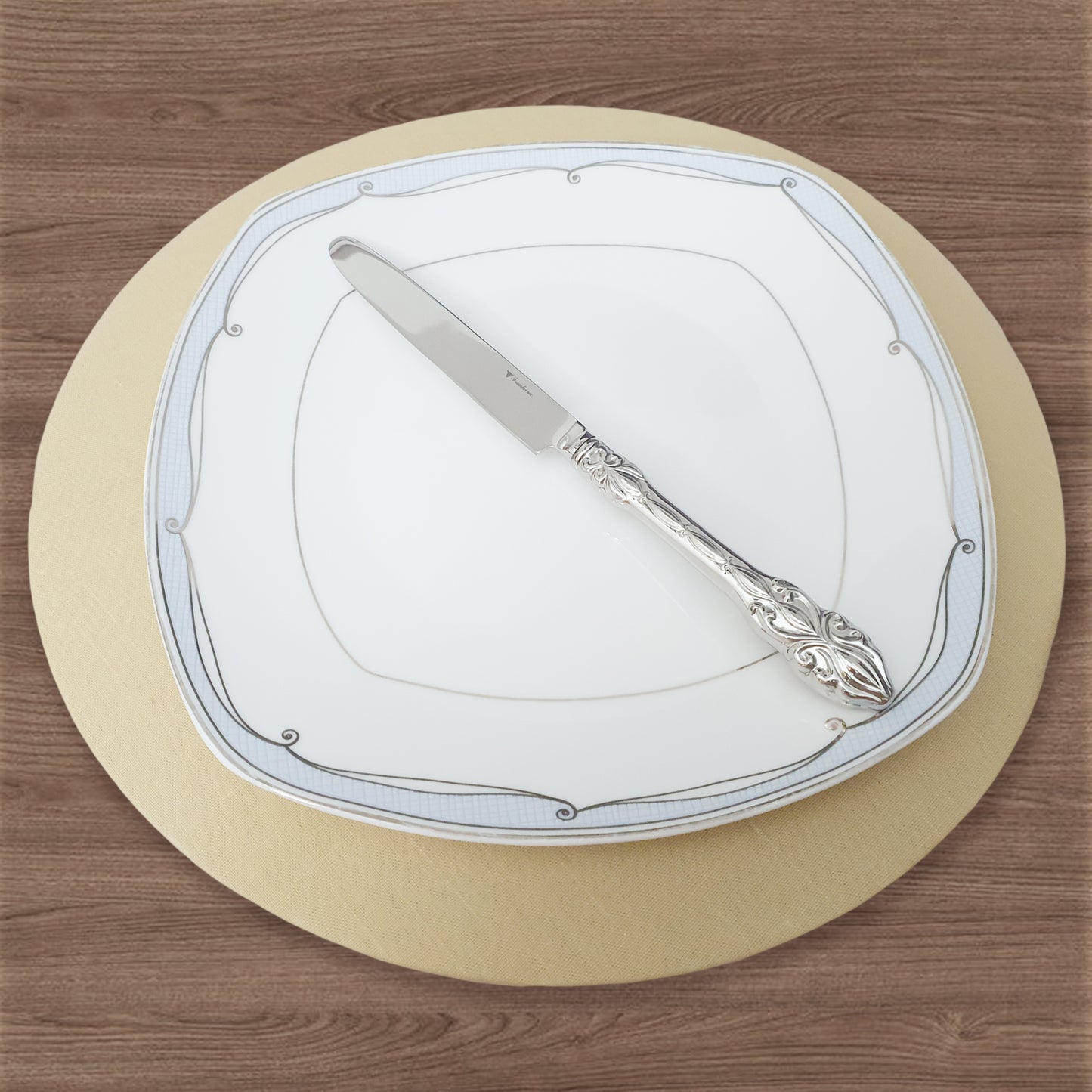 1+1 Rococo Table Knife (2P)