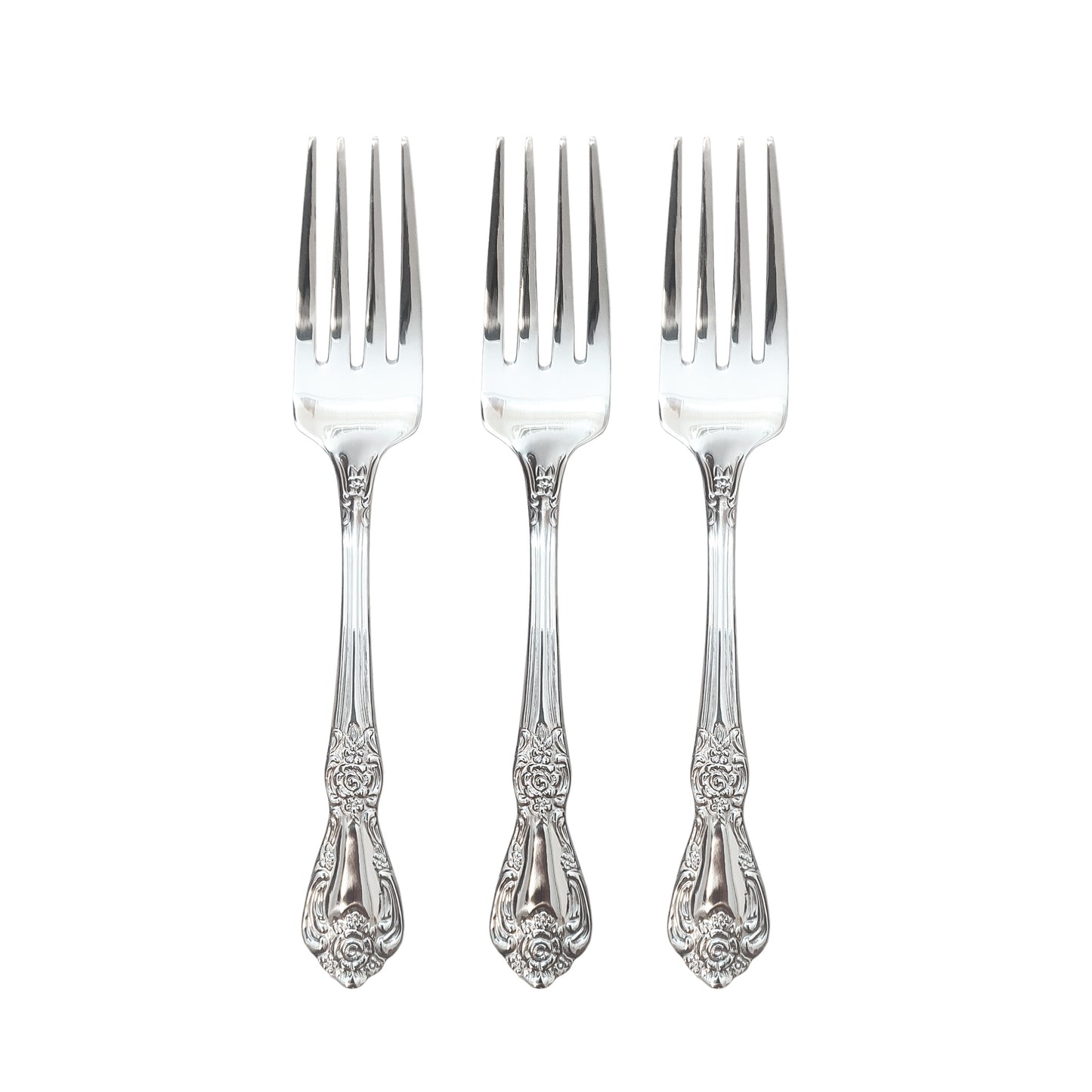 Rose 3-Pcs Cake Fork 157mm