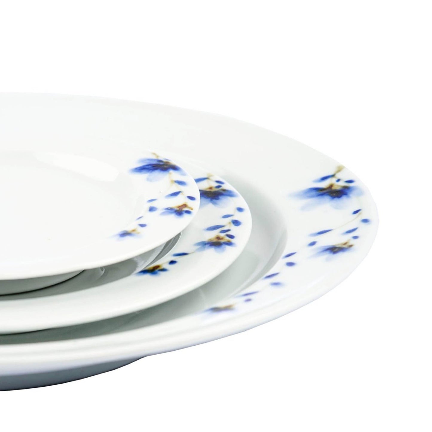 Sky Flower Round Appetizer Plate 150mm (1pc/4pcs Set)