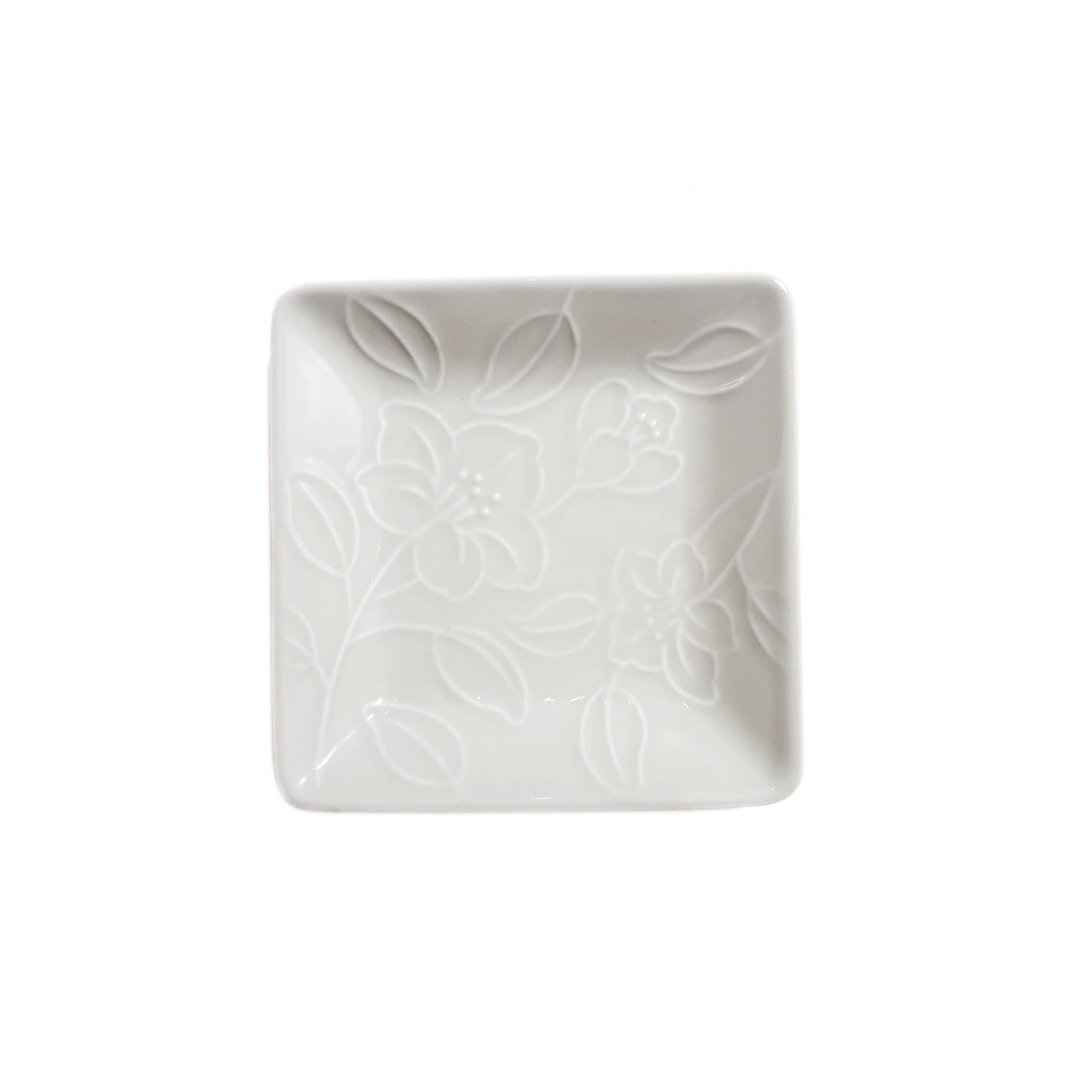 Refreshing Square Plate 127mm (Cream Color)