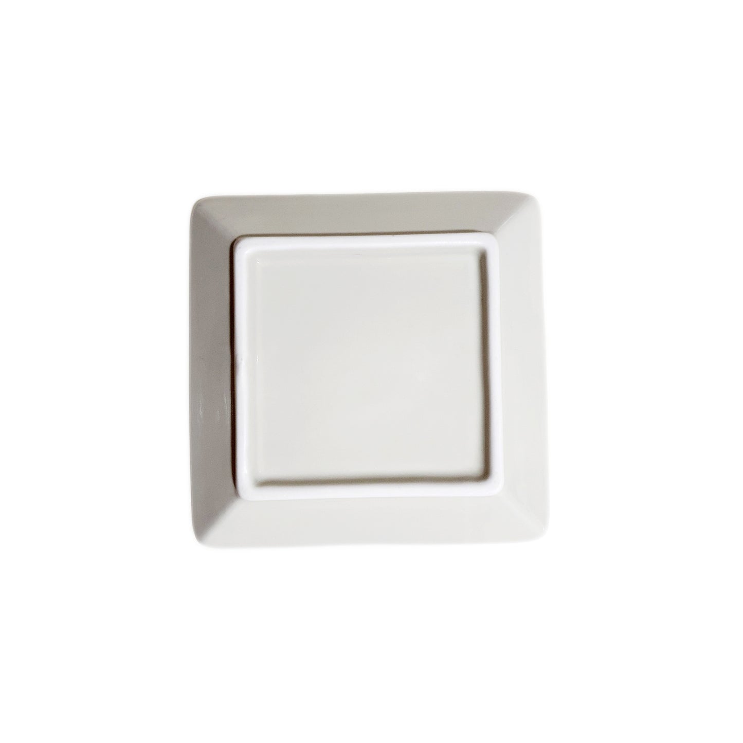 Refreshing Square Plate 127mm (Cream Color)
