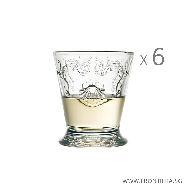 Versailles Set of 6 Tumbler Glass Ø85xH105mm, 250ml