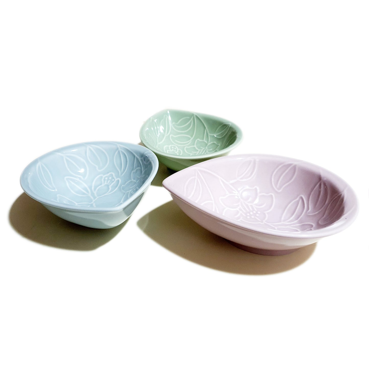 Refreshing Waterdrop Plate 157mm (Baby Pink Colors)
