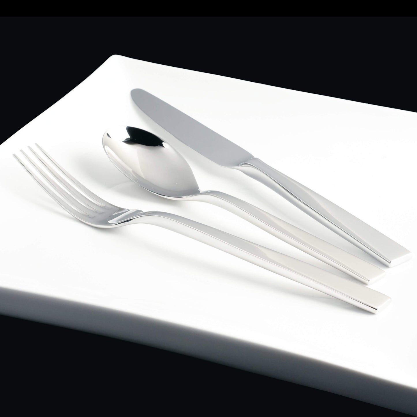 Frontiera White Night 30-Pieces, 6 Person Cutlery Set