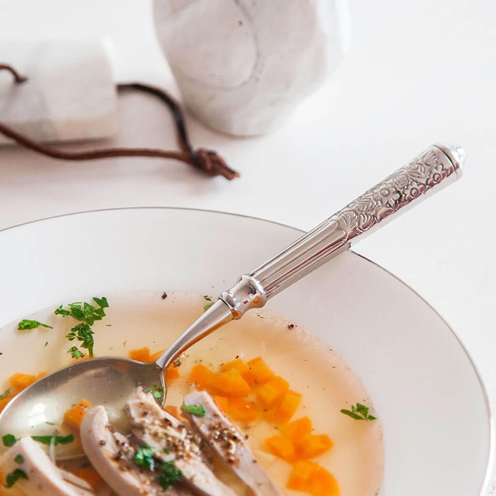 Jasmine Bouillon Soup Spoon