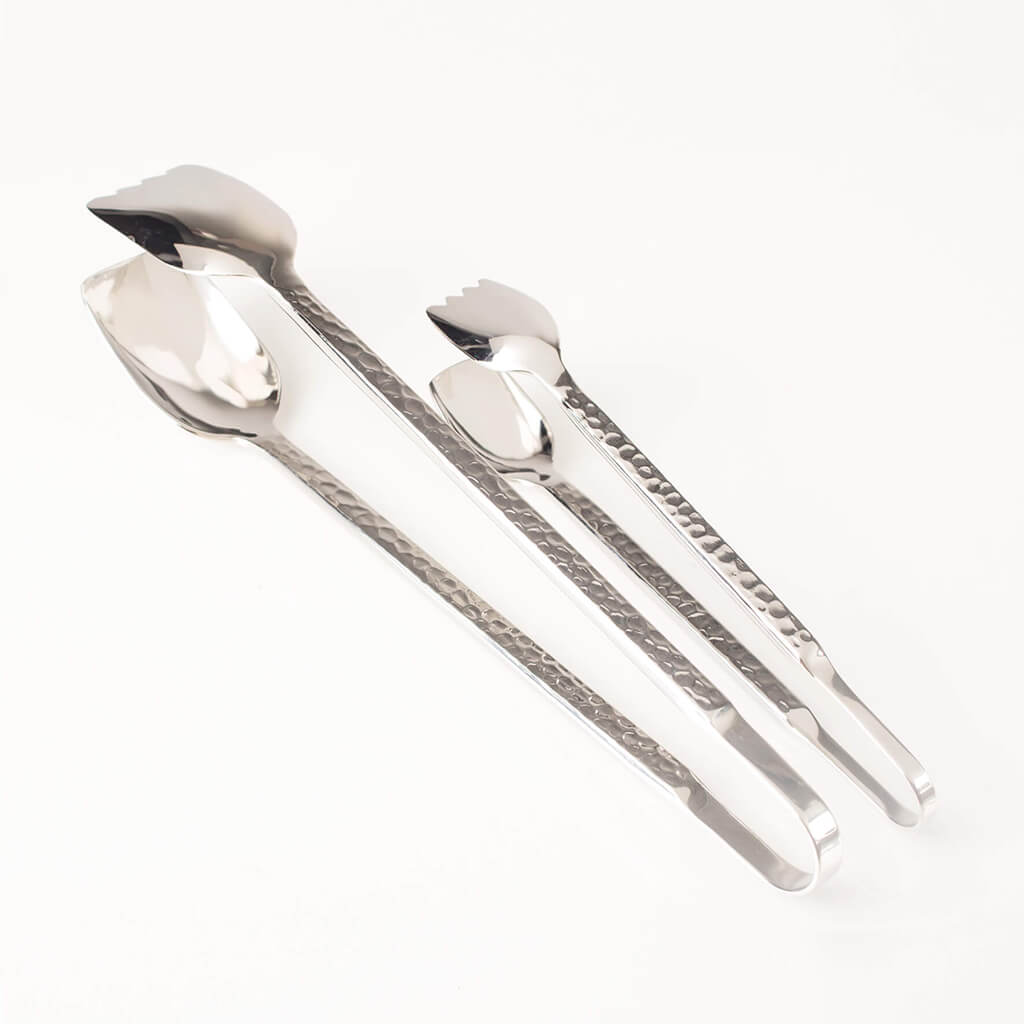 Frontiera Hammered Serving Tong 255mm (Silver-L)