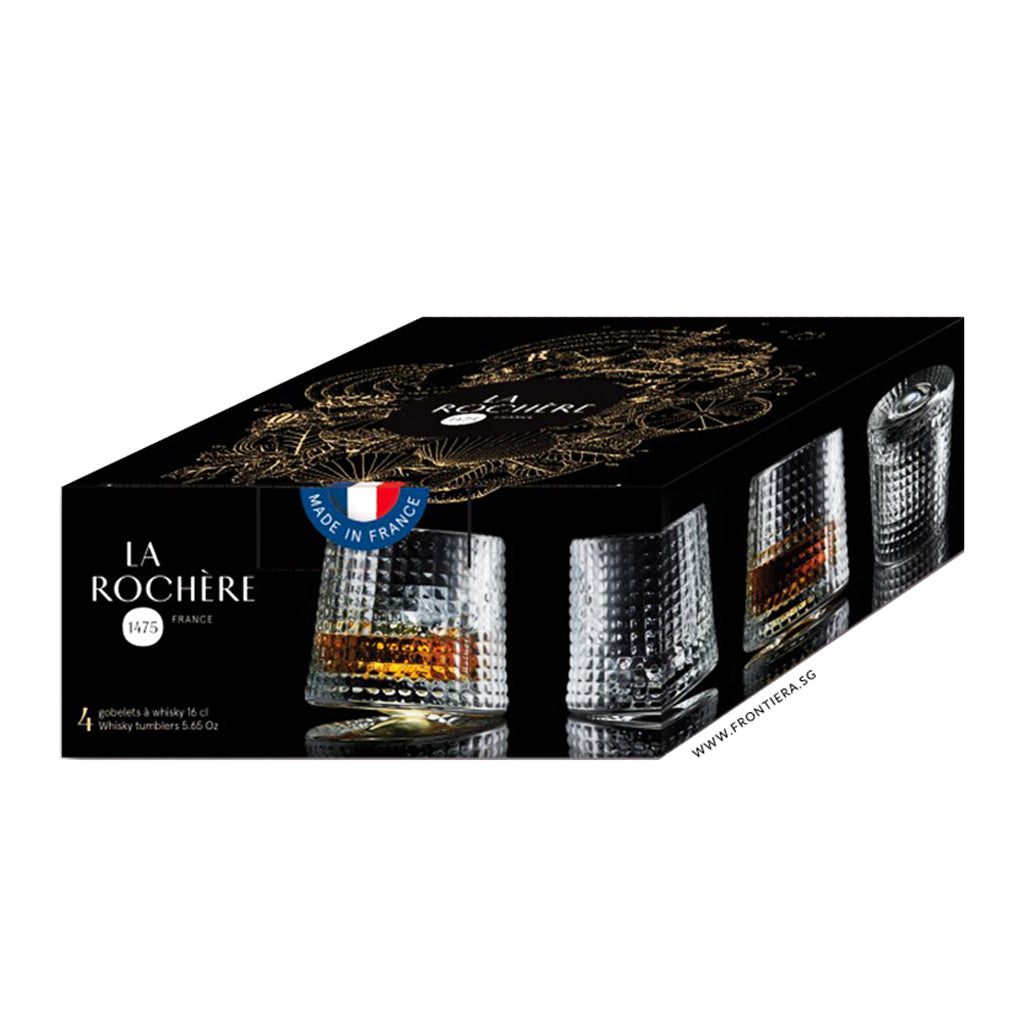 Blossom Rotating Whisky Glass 4Pcs Set