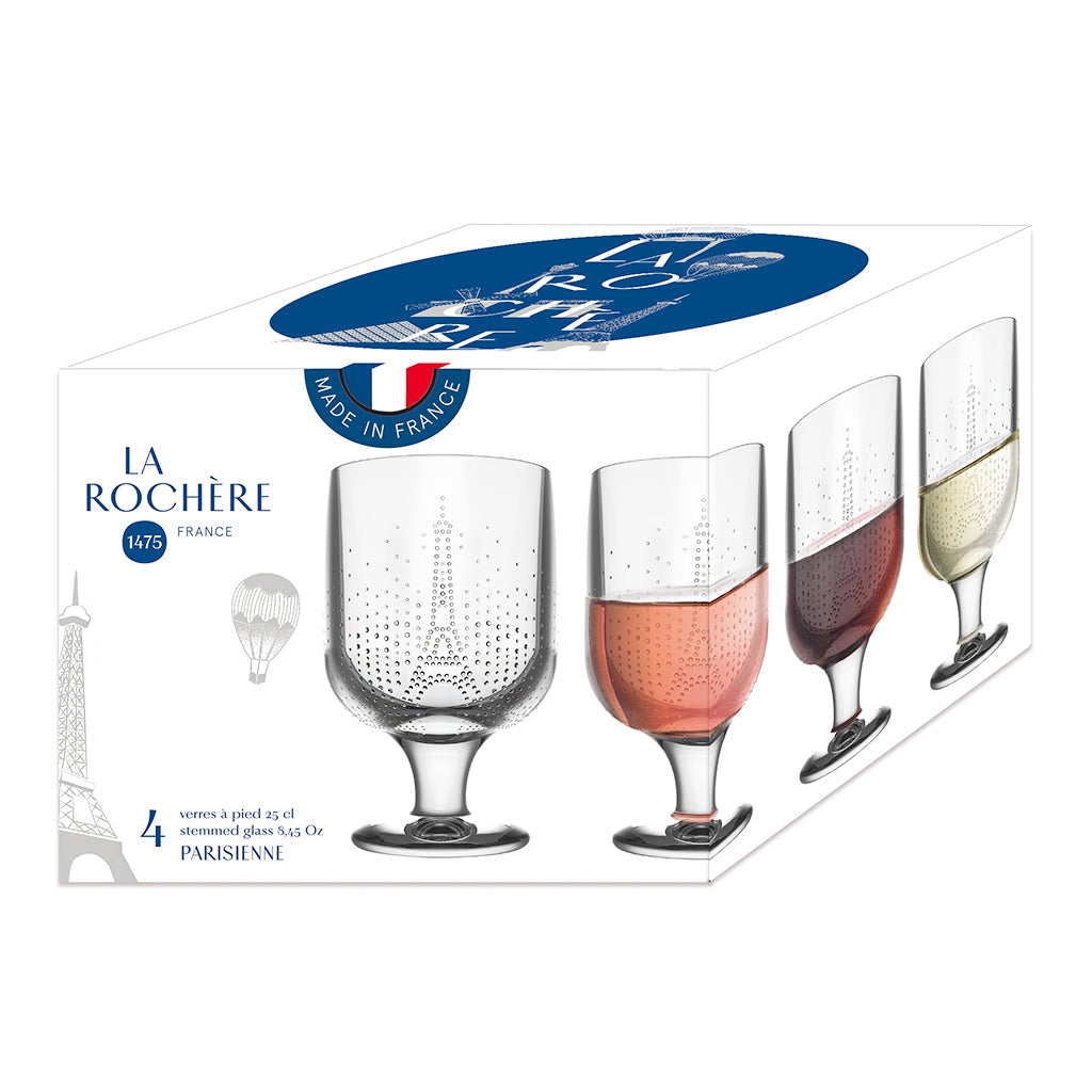 Parisienne Eiffel tower Tumbler & Goblet [4+4P Set] 𝟐𝟓% 𝐎𝐅𝐅