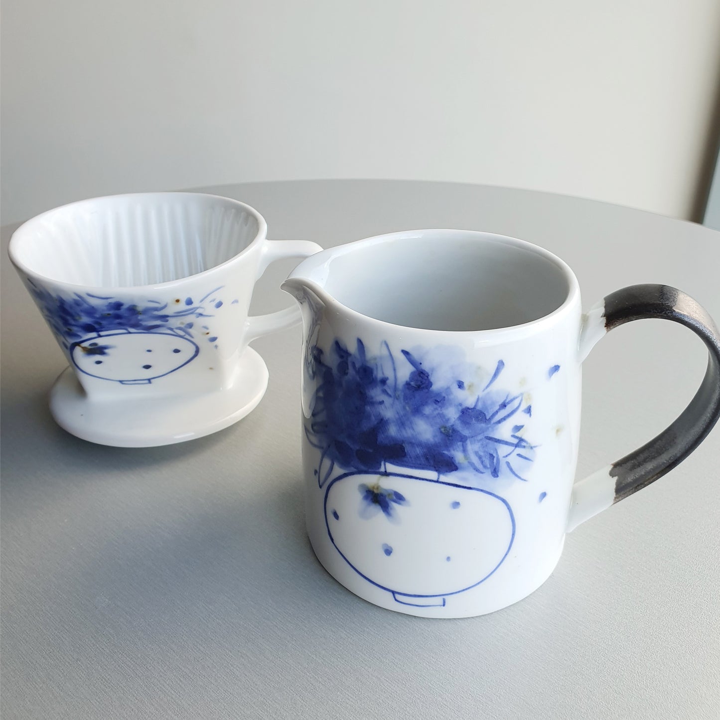 Sky Flower Dripper & Jug 2Pc Set