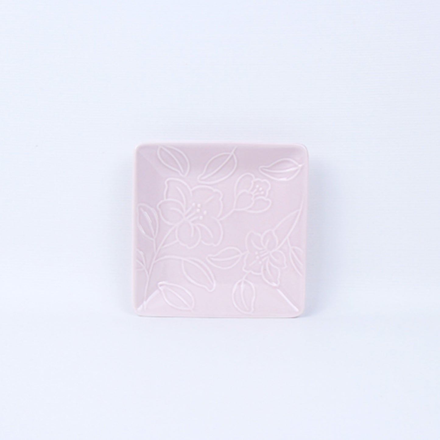 Refreshing Square Plate 127mm (Baby Pink Color)
