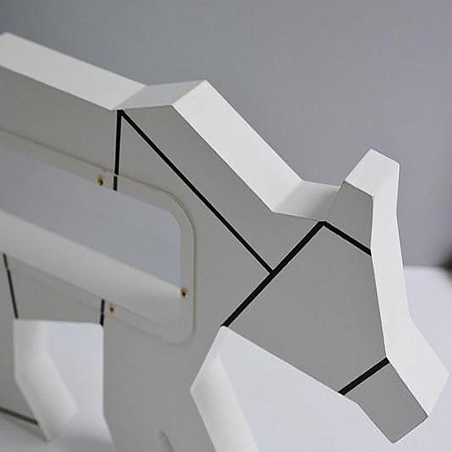 White Bear Wooden coin bank
