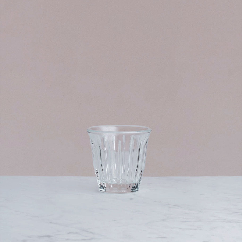 Stackable Zinc Set of 6 Espresso Glass Ø63xH68mm, 100ml