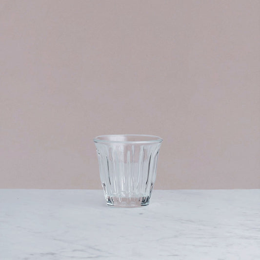 Stackable Zinc Set of 6 Espresso Glass Ø63xH68mm, 100ml