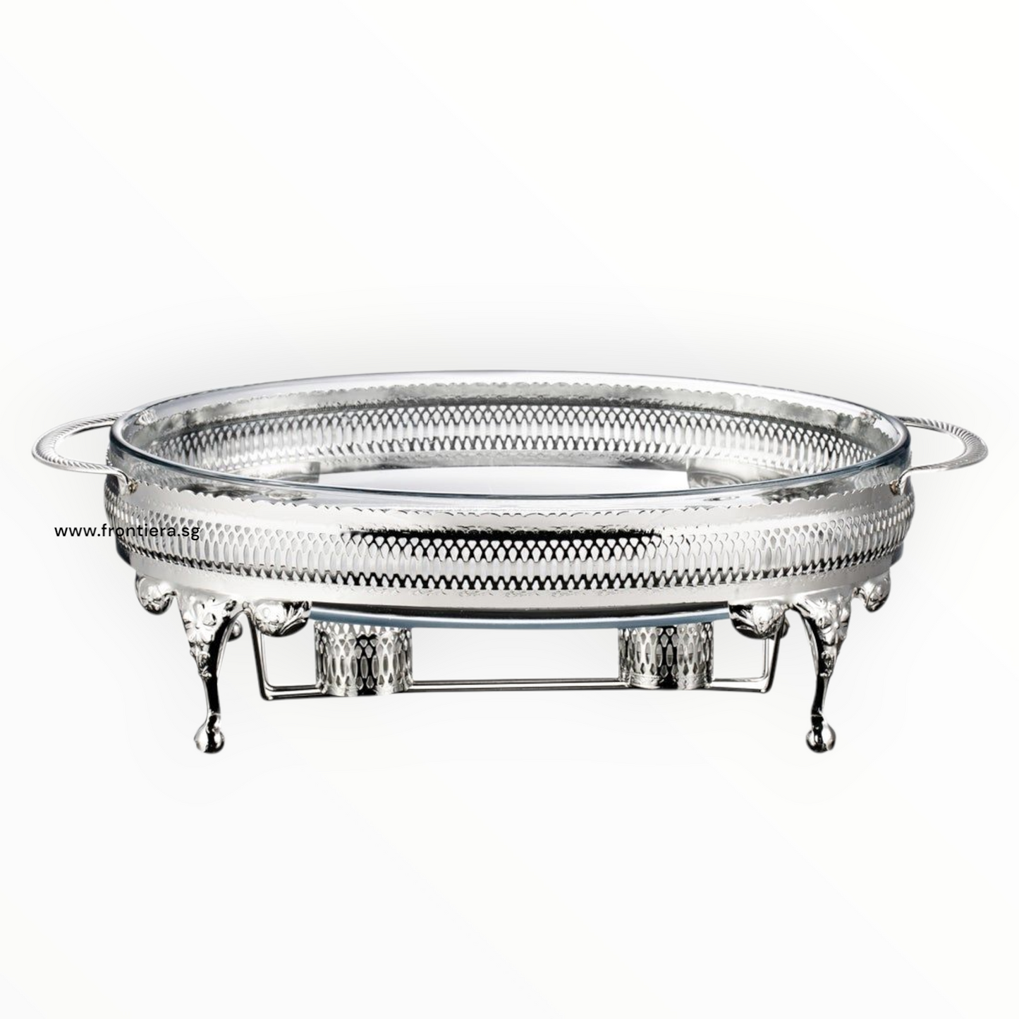 Silverplated Large Oval oblong Casserole warmers with lid