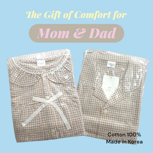Ultimate Couple Sleepwear Set [Beige]