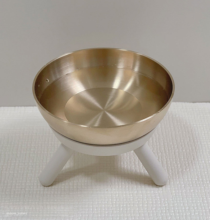 Bangjja Yugi Pet Water/Rice Bowl (Free Custom Name Engraving)