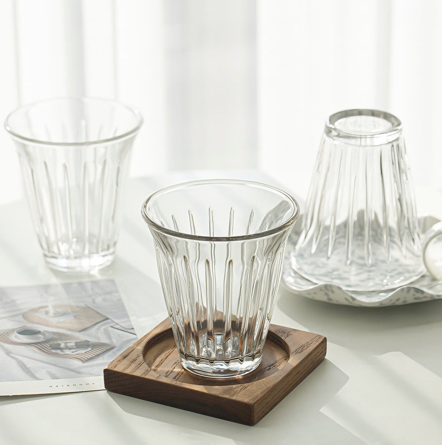 Stackable Zinc (Set of 6) Tumbler Glass Ø85xH93mm, 200ml