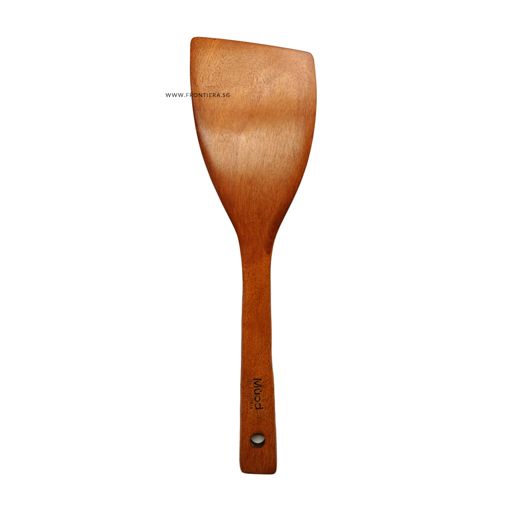 Natural Ottchil Lacquer Wooden Large Triangle Spatula L 290mm