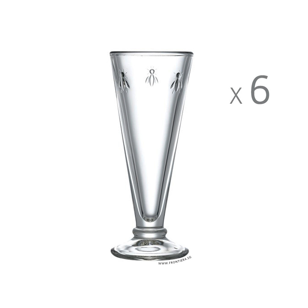 Abeille Flutes Glass 150ml [Set of 6] 𝟐𝟎% 𝐎𝐅𝐅