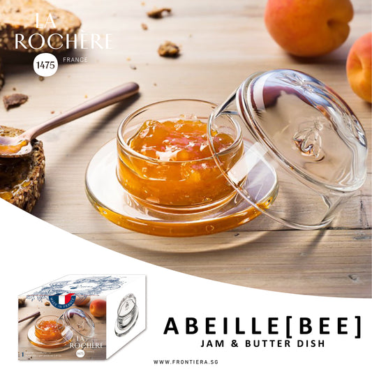 Abeille Bee Jam and Butter Dish with Lid