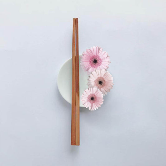 Natural Wooden Chopstick [2 Pairs] 2-Types