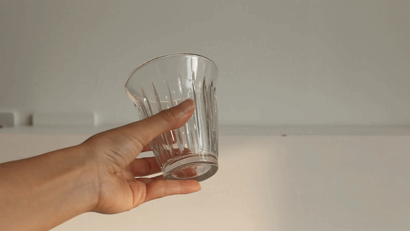 Stackable Zinc (Set of 6) Tumbler Glass Ø85xH93mm, 200ml