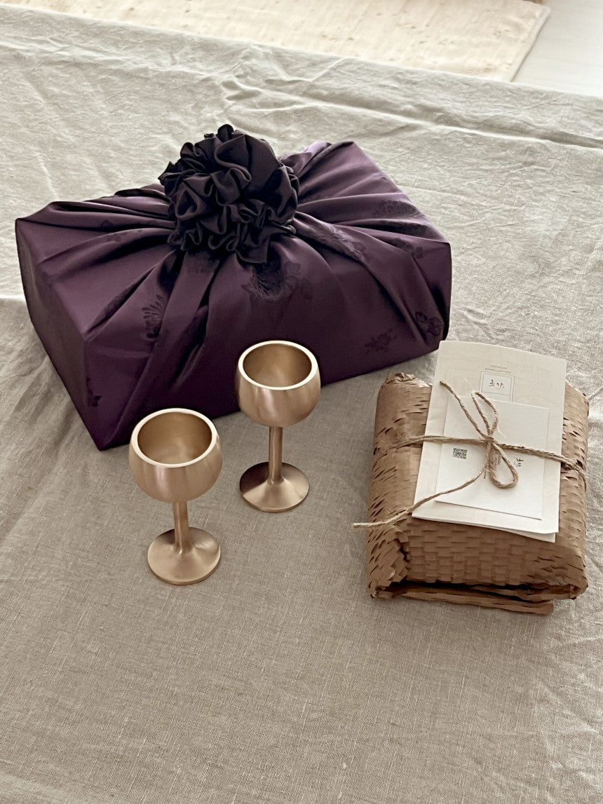 Bangjja Yugi 2Pcs Liquor Cup for Whiskey and Soju (Gift Box)