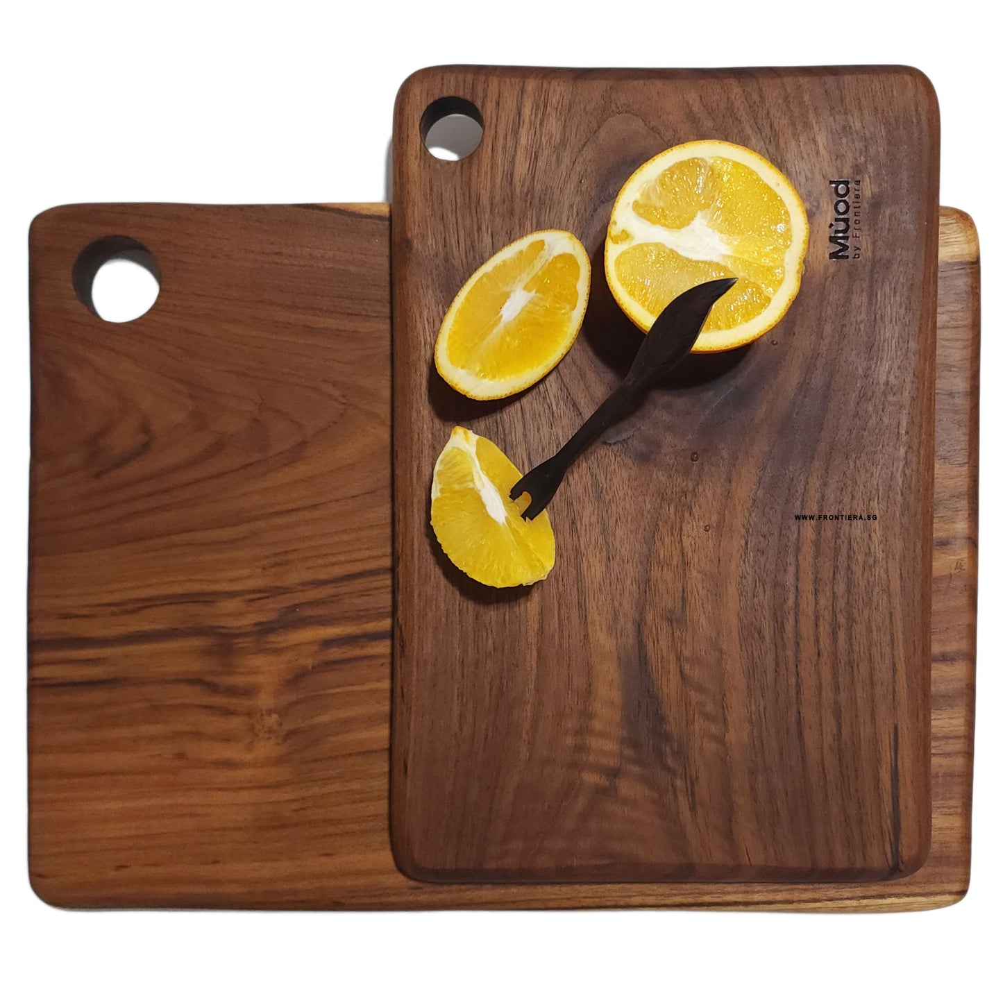 Teakwood Cutting Board (Large)  405mm + Custome Engraving (Optional)