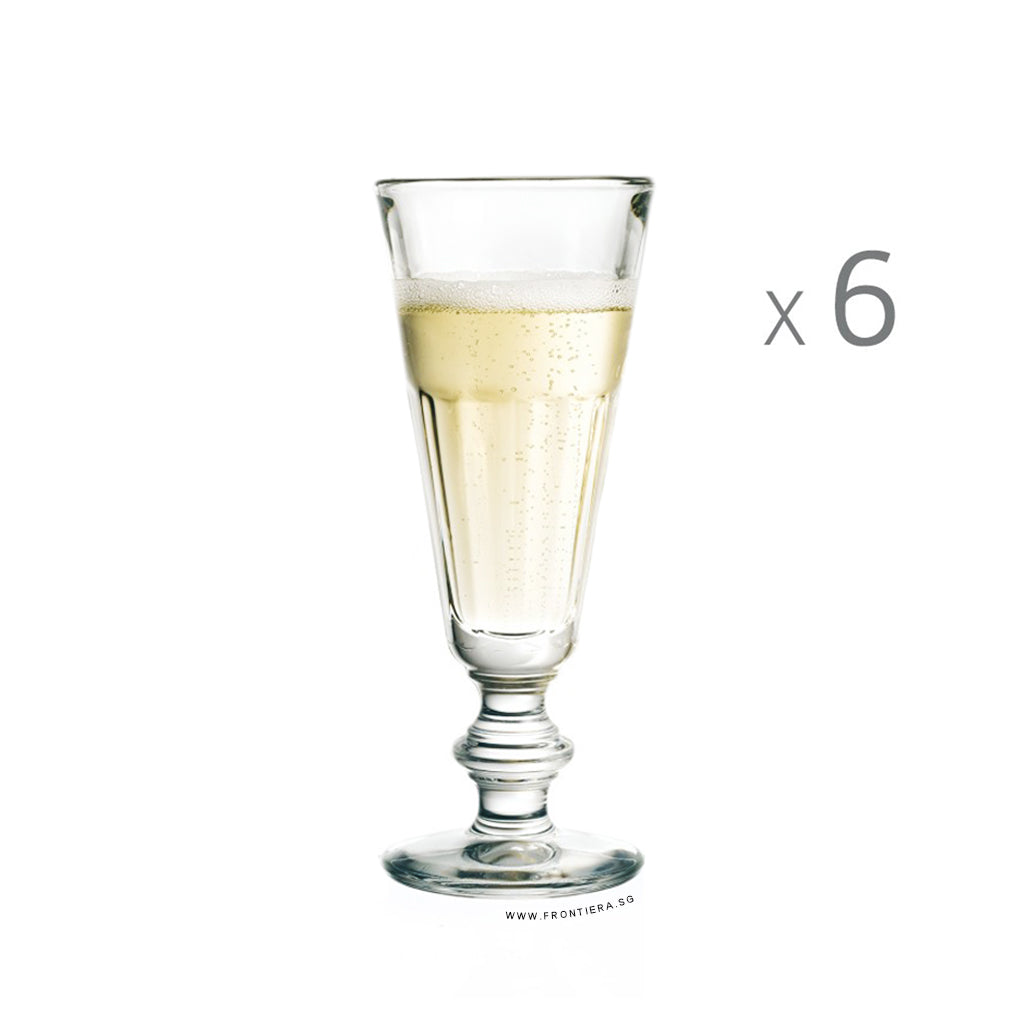 Perigord Flutes Glass 160ml [Set of 6] 𝟭𝟱% 𝗢𝗙𝗙