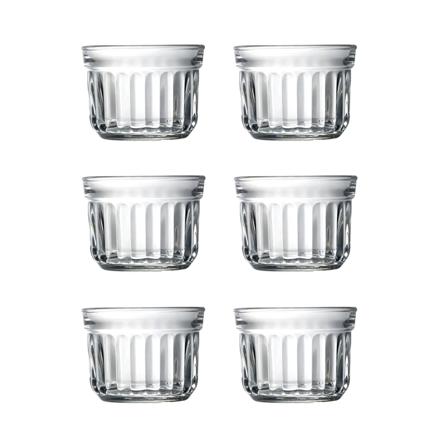 Delice (Set of 6) Dessert/Appetizer Glass Bowl Ø83xH62mm, 190ml