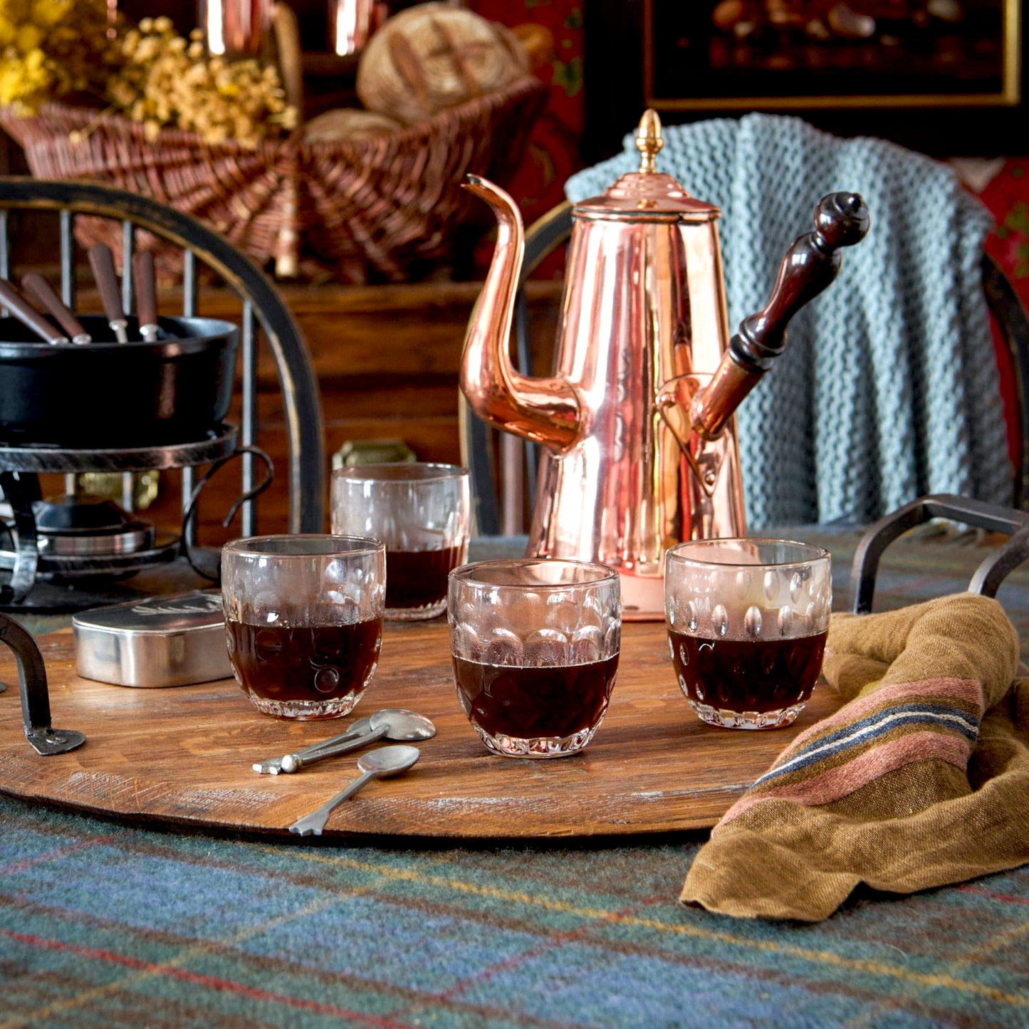 Troquet Assorted Design (Set of 4) Tumbler Glass Set