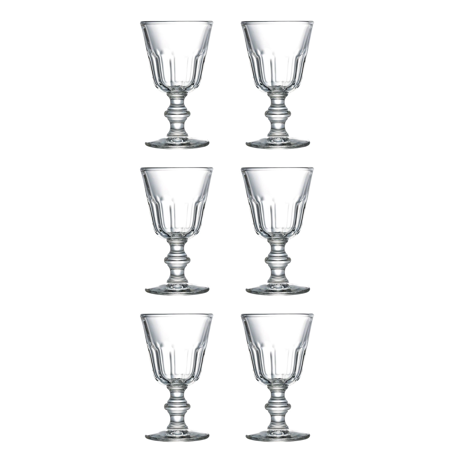 Perigord (Set of 6) Goblet Glass Ø83xH147mn, 240ml