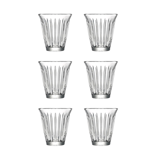 Stackable Zinc (Set of 6) Tumbler Glass Ø85xH93mm, 200ml