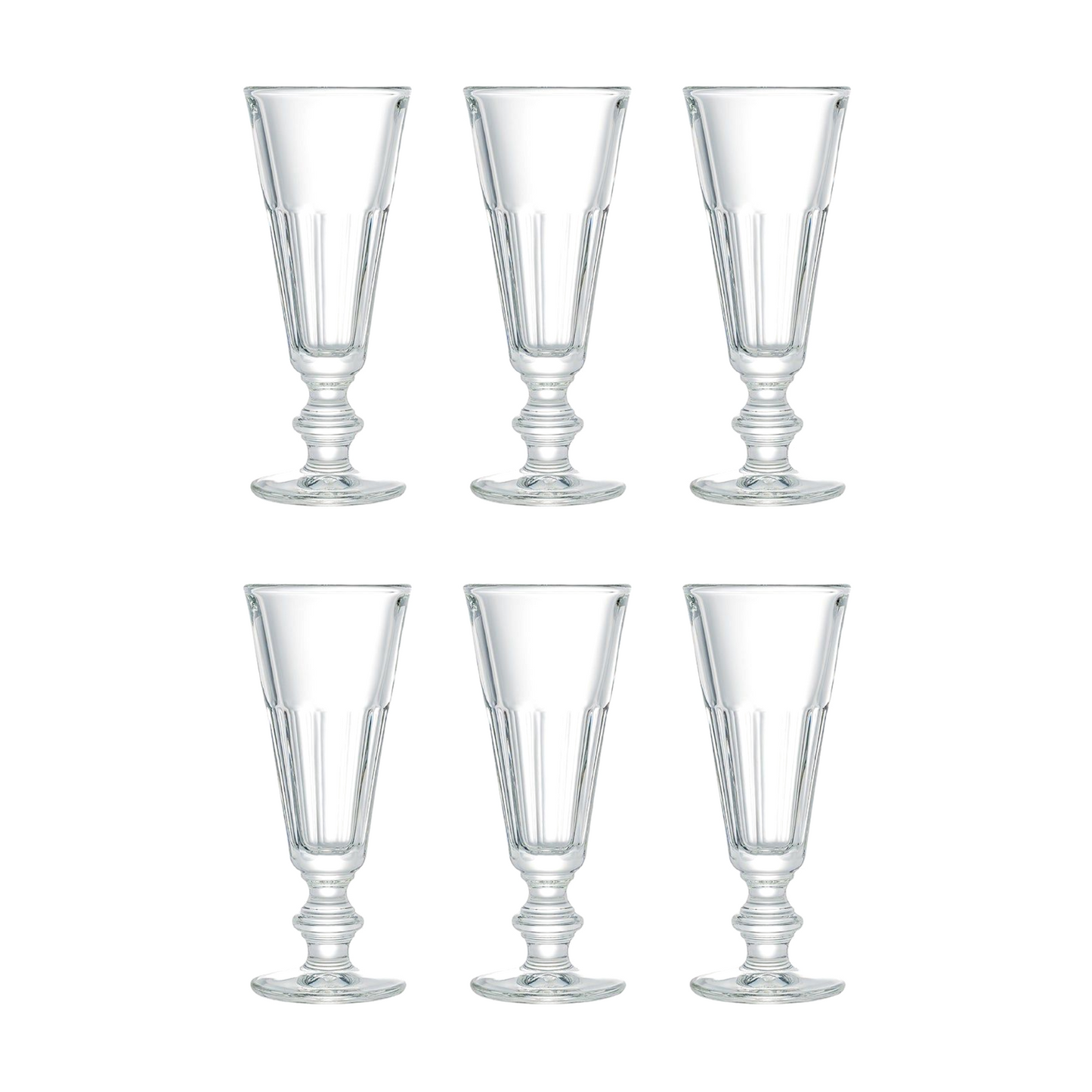 Perigord (Set of 6) Flutes Glasses Ø67xH167mm, 160ml