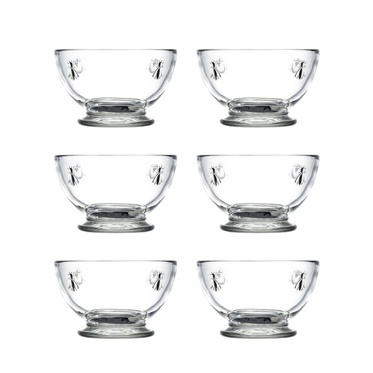 Abeille Bee (Set of 6) Dessert Bowl Glass (S) Ø105xH66mm, 270ml