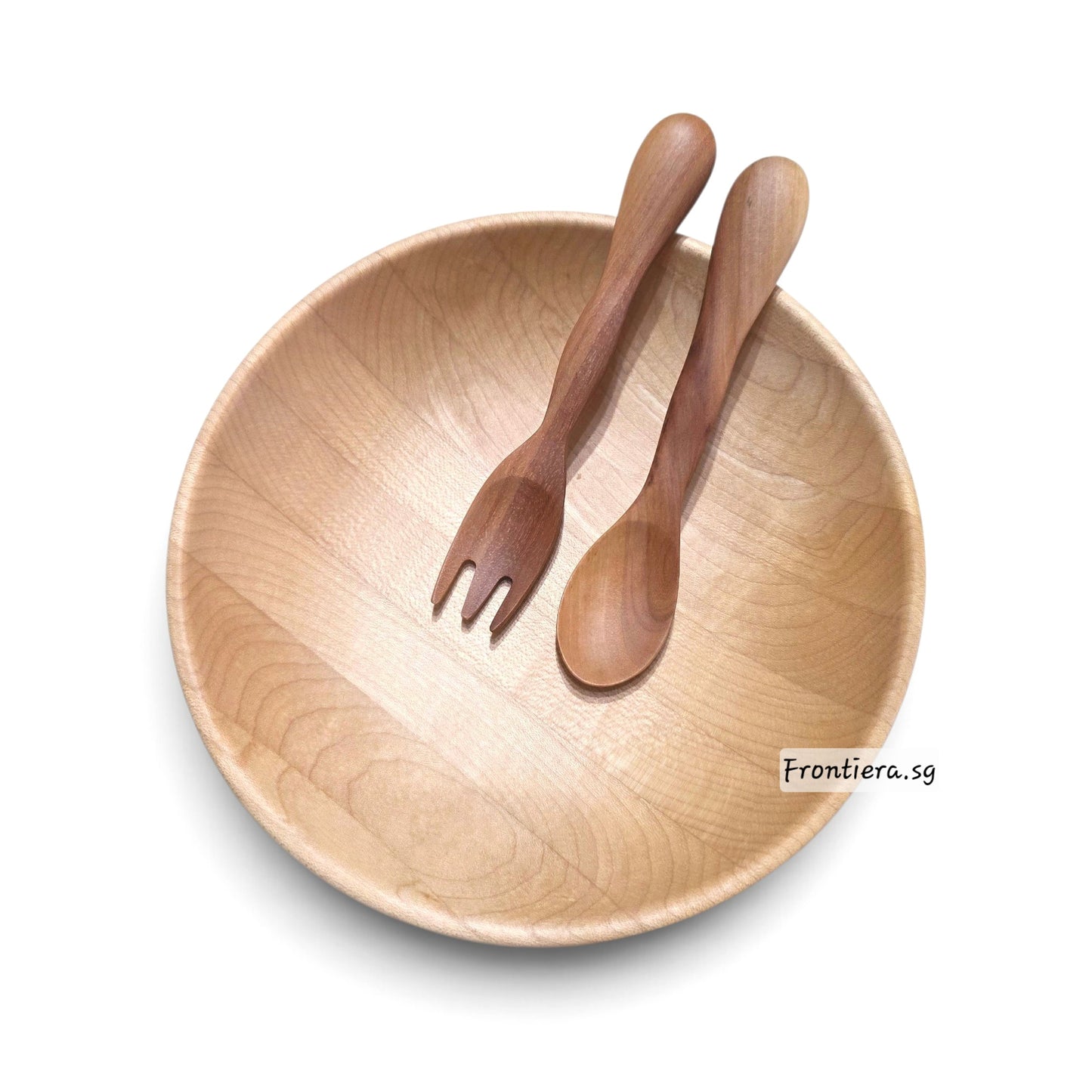 Hardwood Baby Spoon & Fork Set