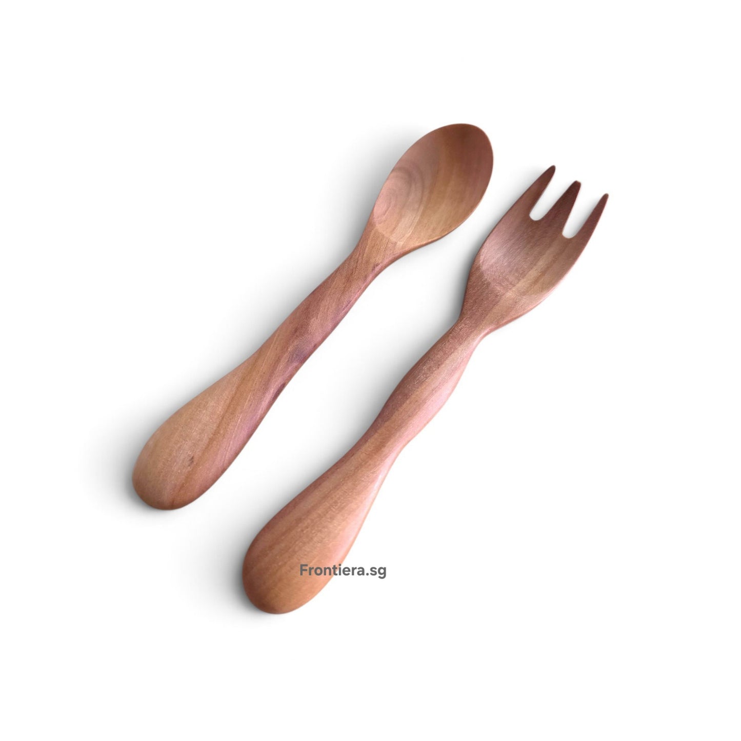 Hardwood Baby Spoon & Fork Set
