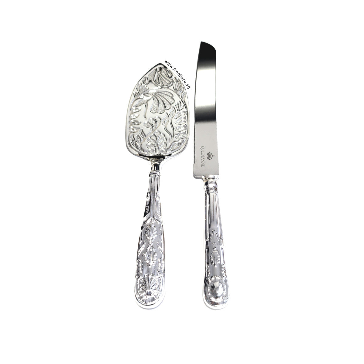Silverplated Cake Server & Bridal Knife Set