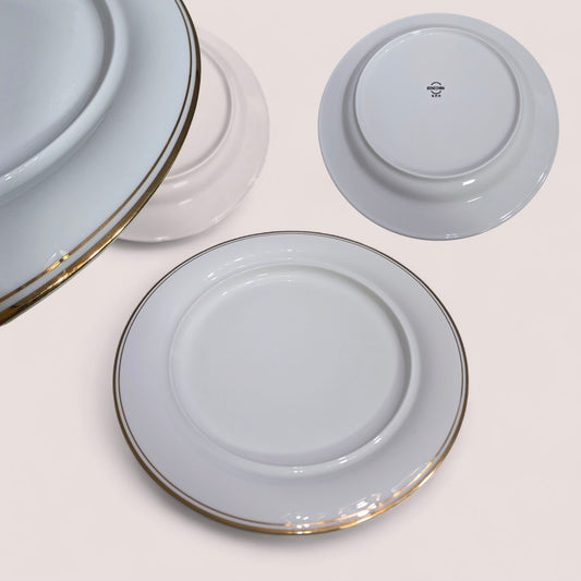 Gold Rim Dinner Plate (PWP)