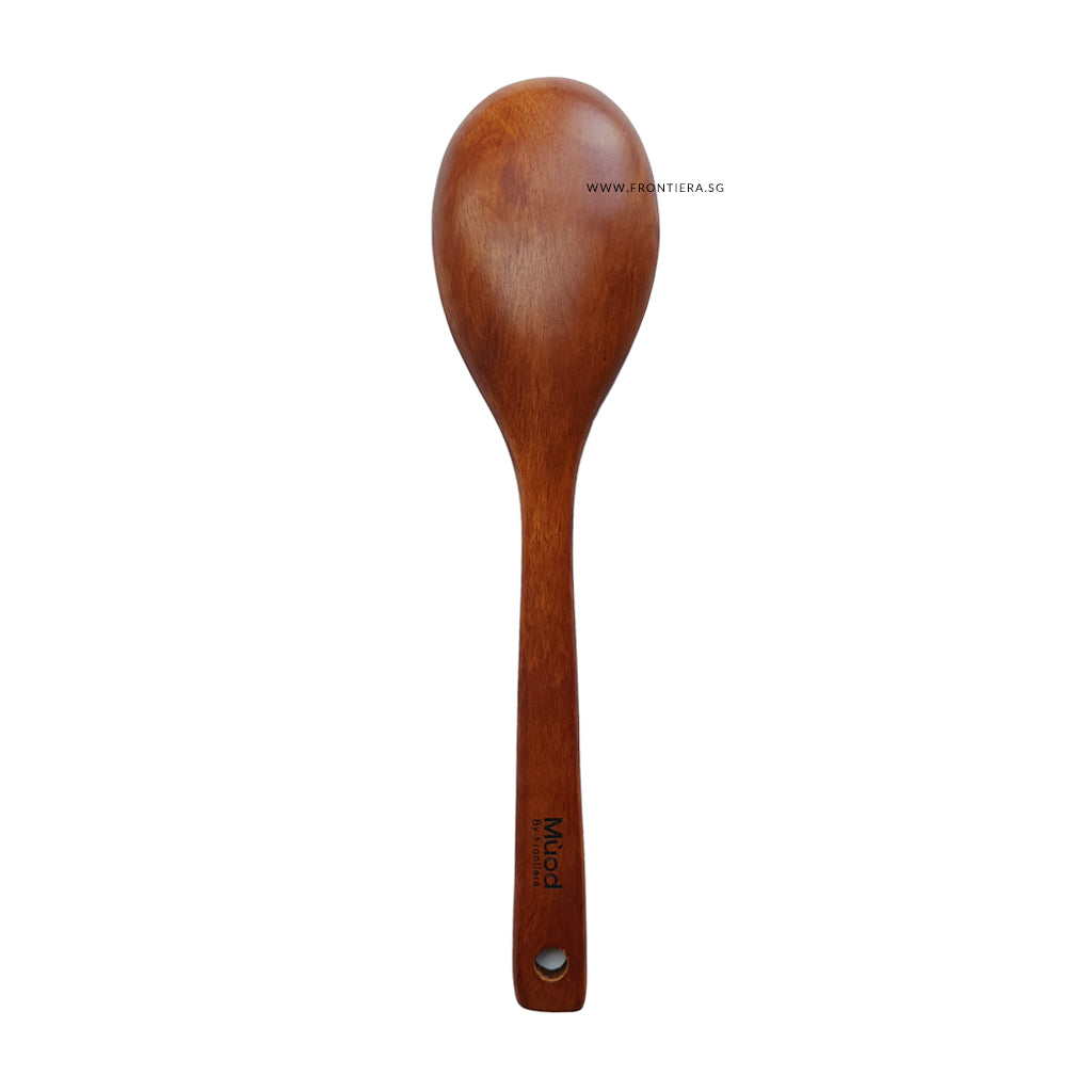 Natural Ottchil Lacquer Wooden Multi Purpose Oval Spoon 275mm