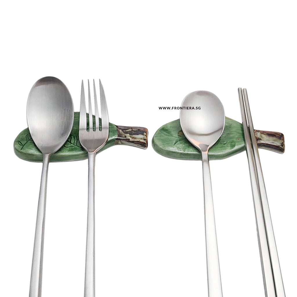 Tree Chopstick Rest (Green)