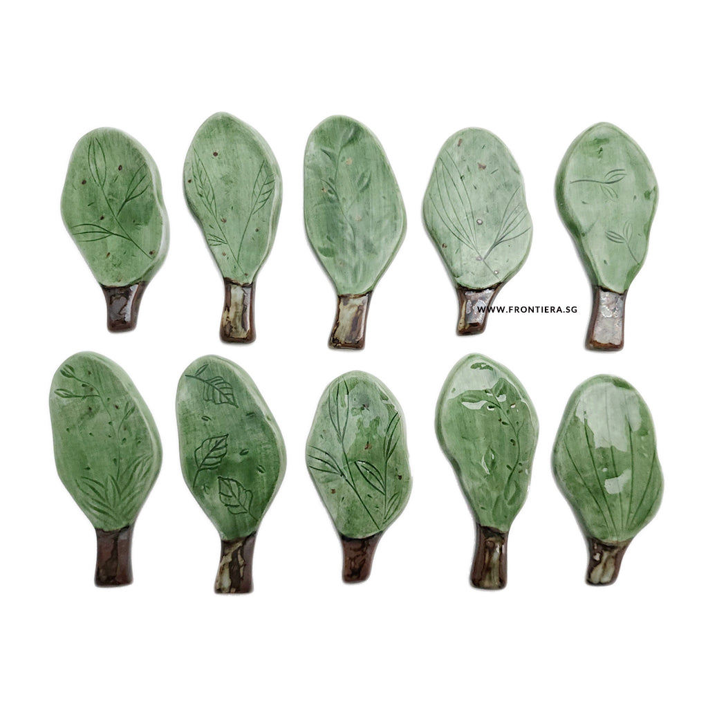 Tree Chopstick Rest (Green)