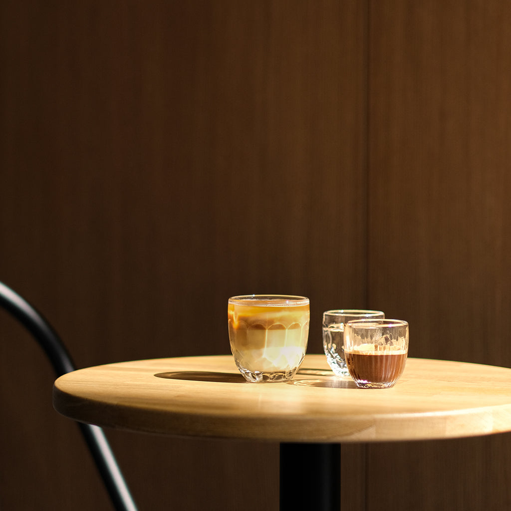 Troquet Assorted Design Tumbler Glass 4Pcs Set