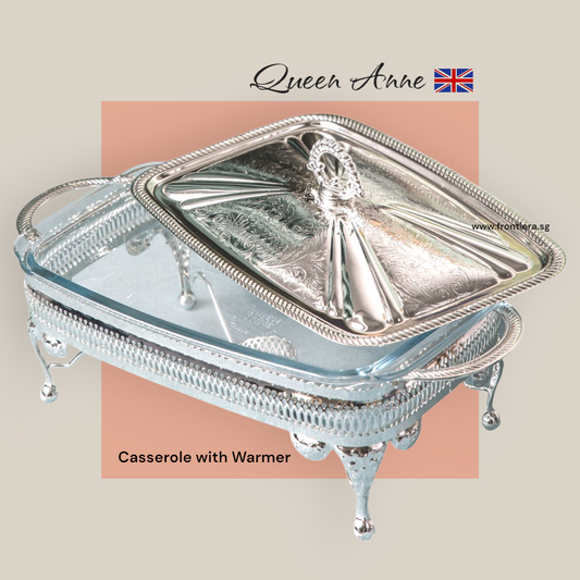 Single Oblong Casserole Lid with Warmers (SOLD OUT)