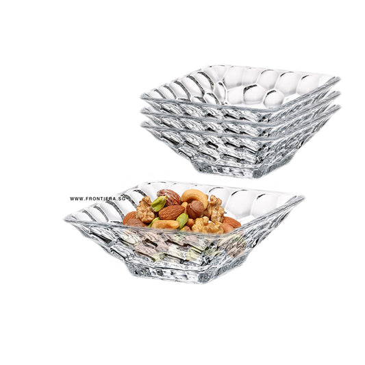 Bohemia Crystal Marble 110mm Nut Bowl 4P Set 𝟱𝟬% 𝗢𝗙𝗙