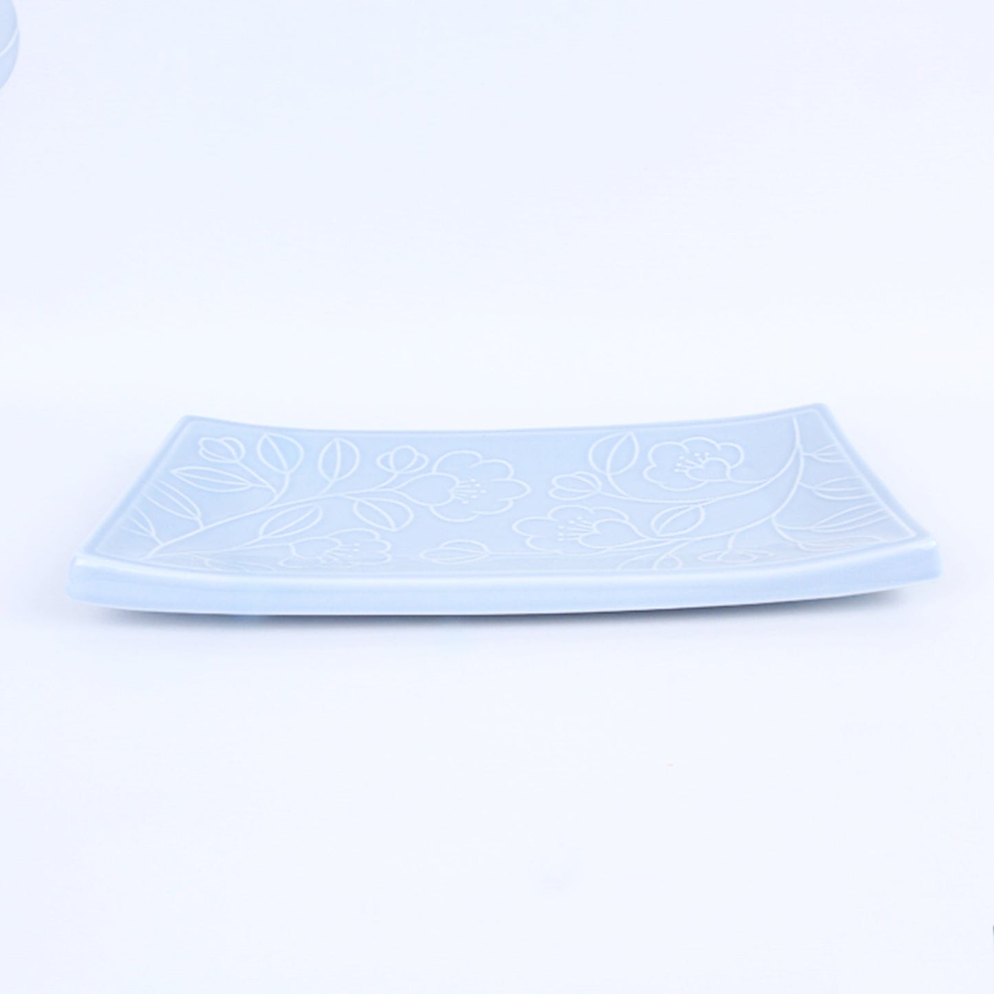 Refreshing Rectangular Plate 300mm (Sky Blue Color)𝟭 𝗣𝗹𝘂𝘀 𝟭