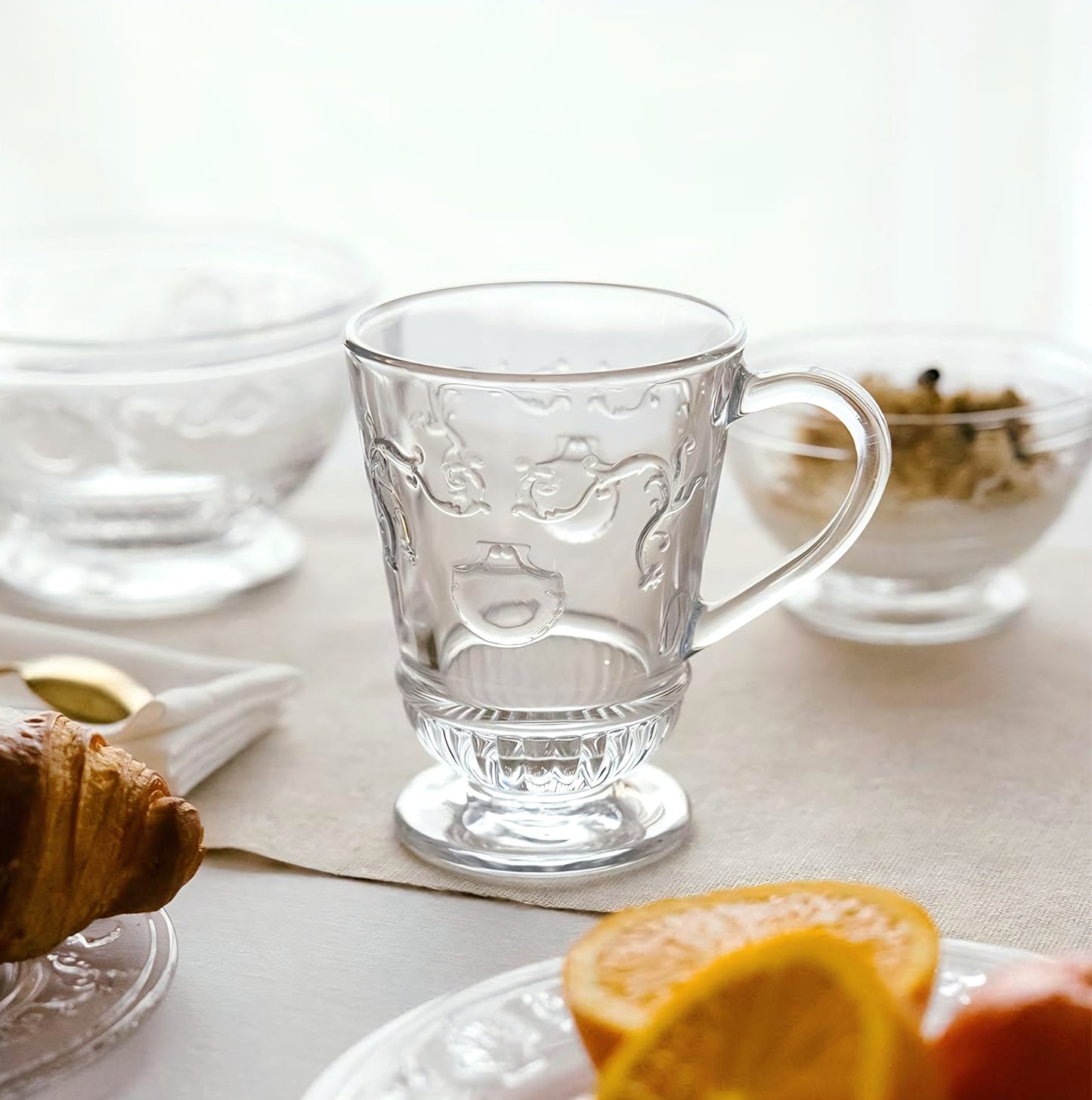 Versailles Mug Glass Ø85xH115mm, 275ml