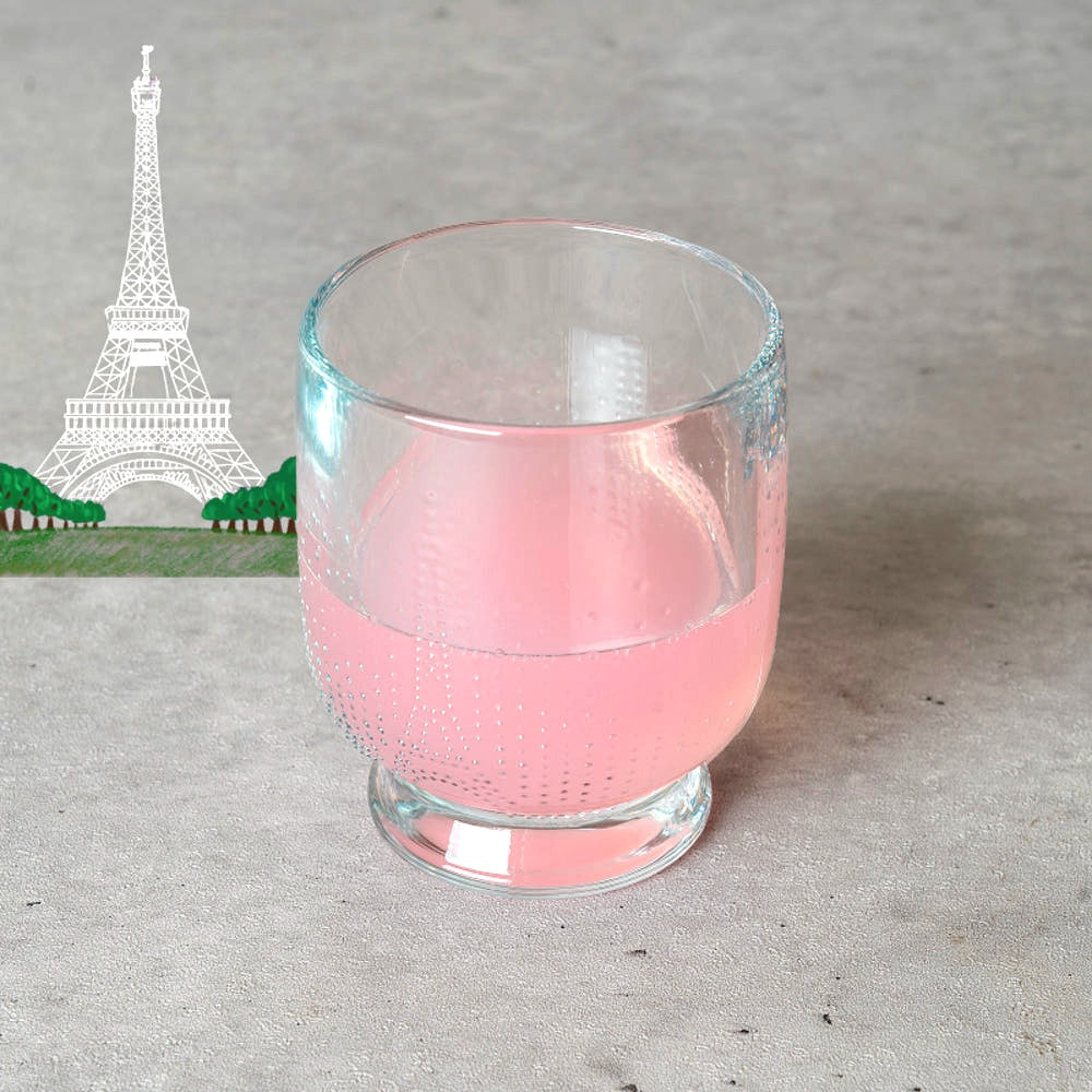 Parisienne Eiffel Tower Tumbler Glass & Goblet Glass 8Pcs