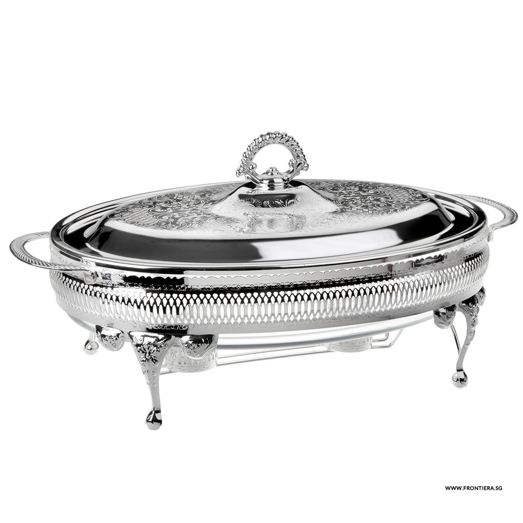 Large Oval oblong Casserole Lid with Warmers  [𝗦𝗢𝗟𝗗 𝗢𝗨𝗧]