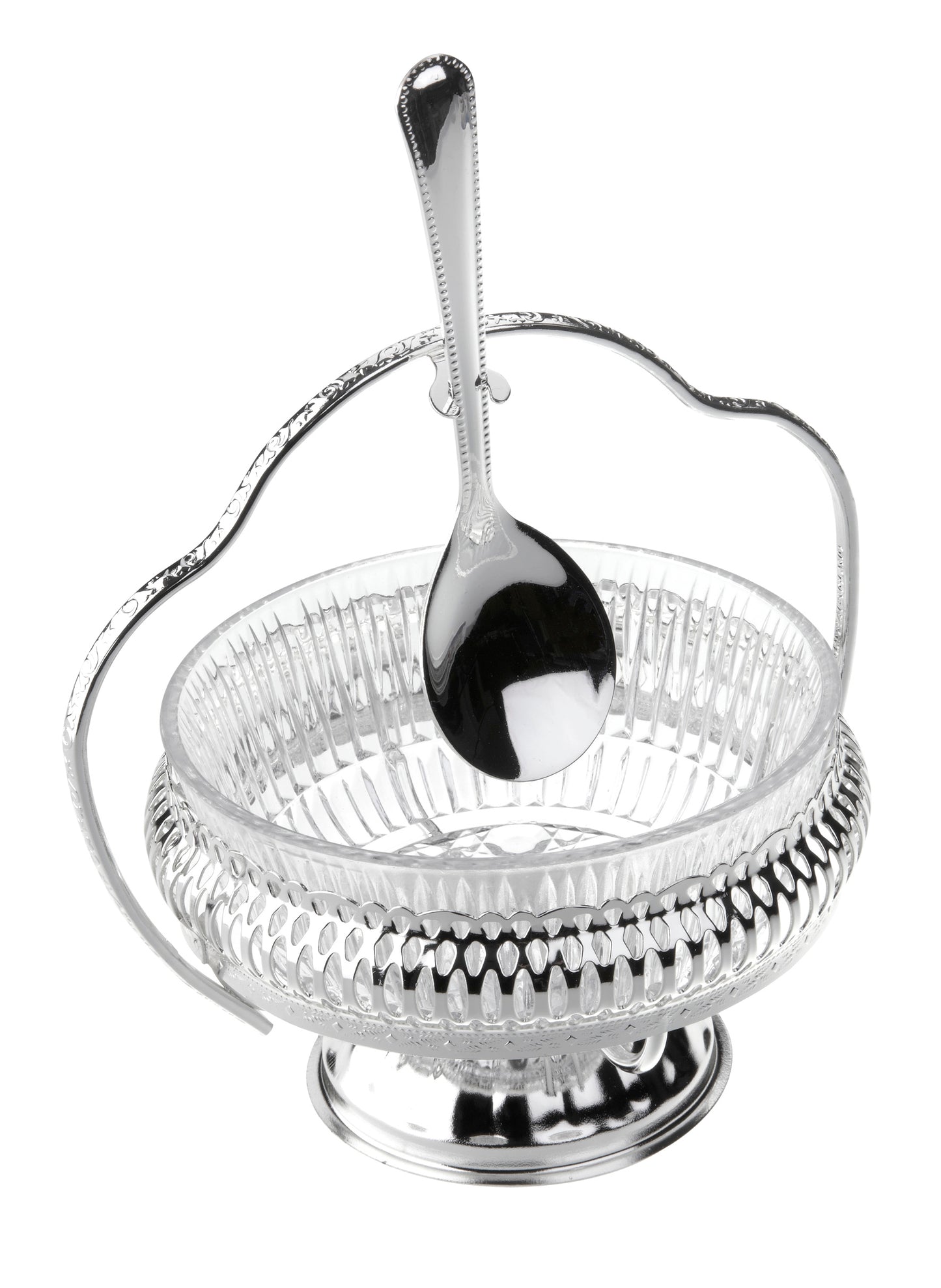 [England Silverware] Jam dish with 1 Spoons (SOLD OUT)